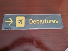 Listing image for DEPARTURES NOVELTY AIRPORT SIGN MAN CAVE
