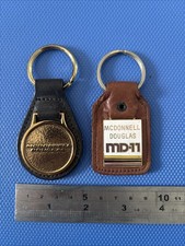 Listing image for Vintage McDonnell Douglas & MD-11 Leather Key Fobs Aviation Memorabilia