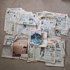 Listing image for 1969 Moon Landing Apollo memorabilia collection newspapers lot space nasa